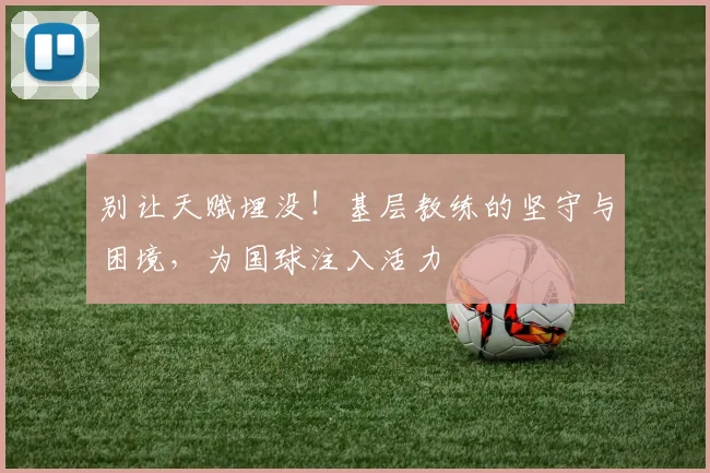 别让天赋埋没!基层教练的坚守与困境,为国球注入活力